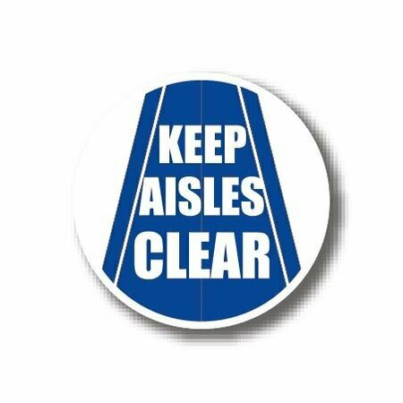 ERGOMAT 20in CIRCLE SIGNS - Keep Aisles Clear DSV-SIGN 400 #1671 -UEN